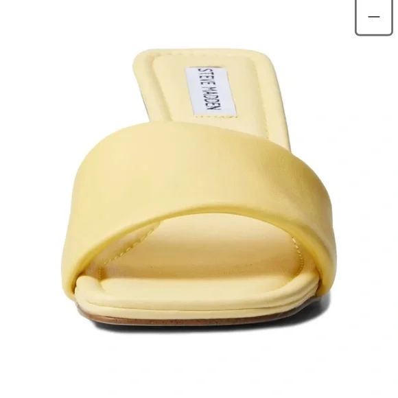 Steve Madden Yellow Saged Heeled Sandal - Picture 2 of 8